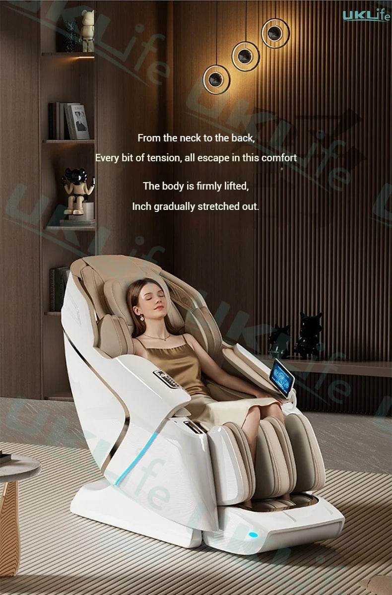 Dual-Core 4D SL-Track Zero Gravity Massage Chair - Omega Lifestyles