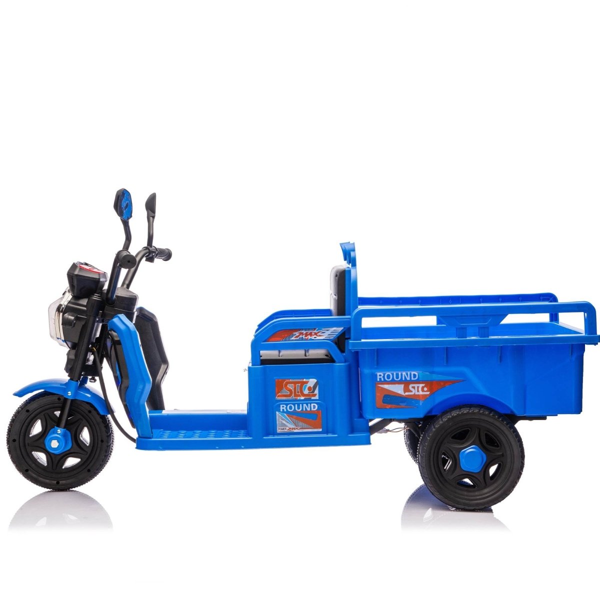 12V Kids Electric 3 - Wheel Cargo Truck With LED Lights - Veluna - Omega Lifestyles