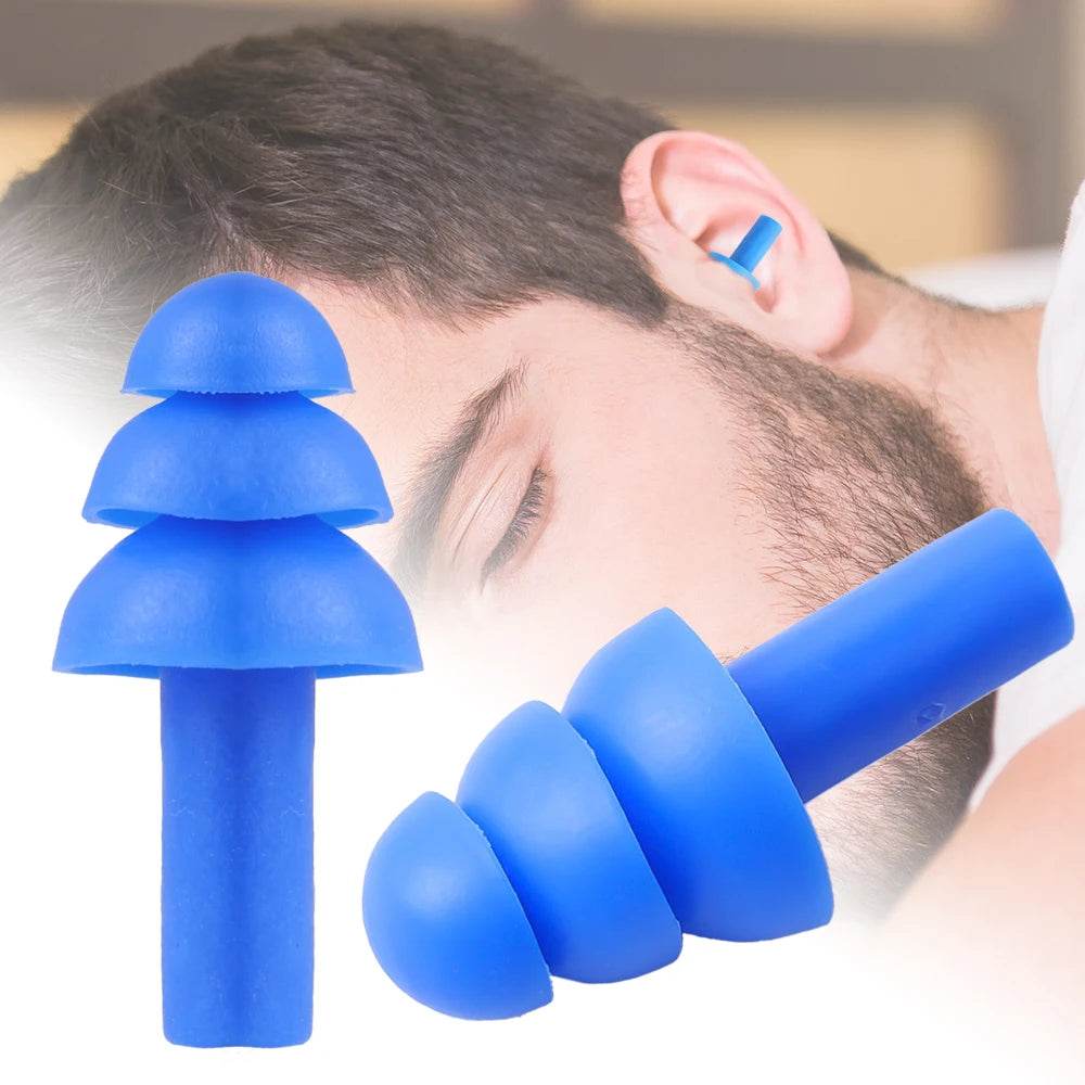 20 Pair Reusable Silicone Noise Cancelling Earplugs - Sleep Galleria