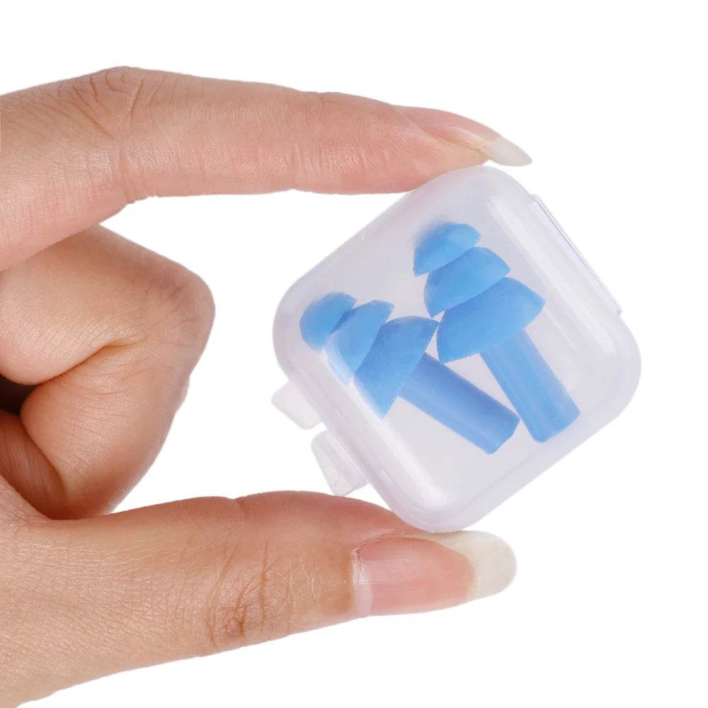 20 Pair Reusable Silicone Noise Cancelling Earplugs - Sleep Galleria
