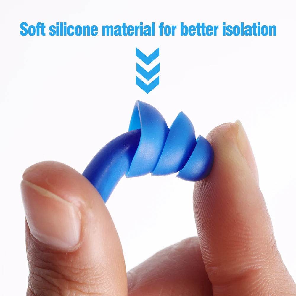 20 Pair Reusable Silicone Noise Cancelling Earplugs - Sleep Galleria
