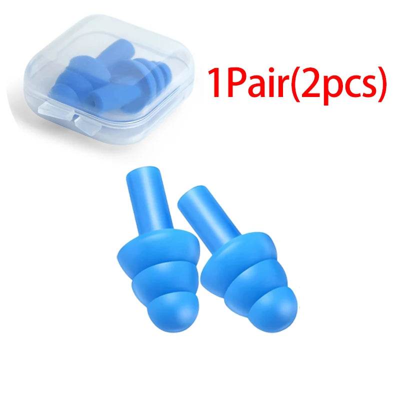 20 Pair Reusable Silicone Noise Cancelling Earplugs - Sleep Galleria