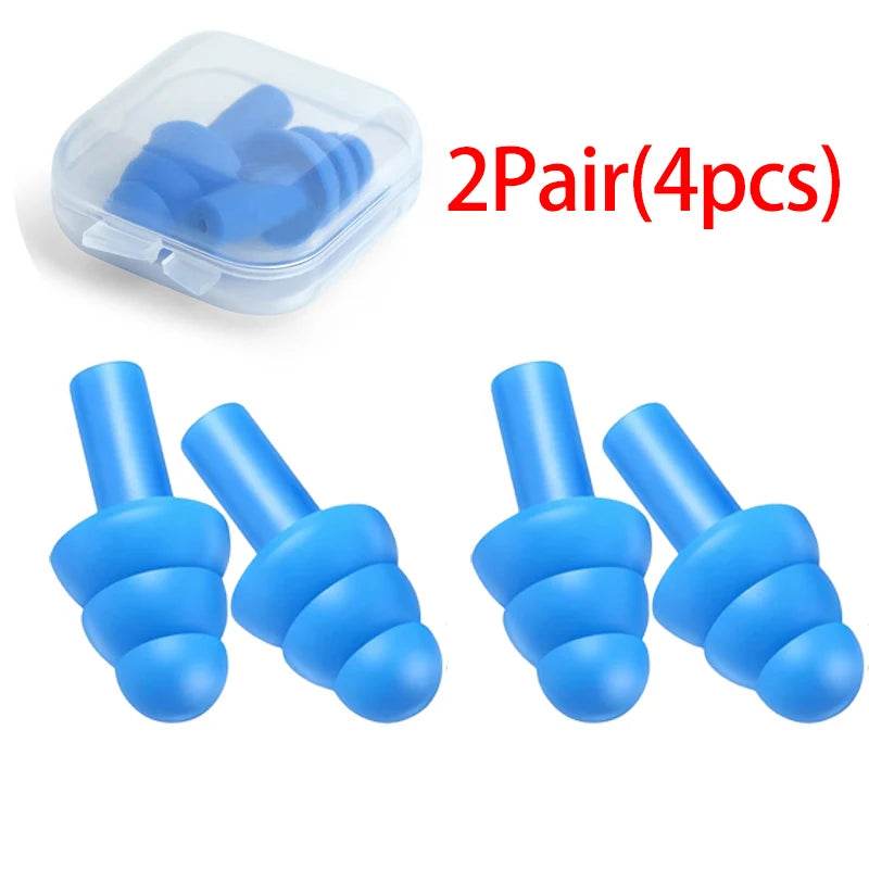 20 Pair Reusable Silicone Noise Cancelling Earplugs - Sleep Galleria