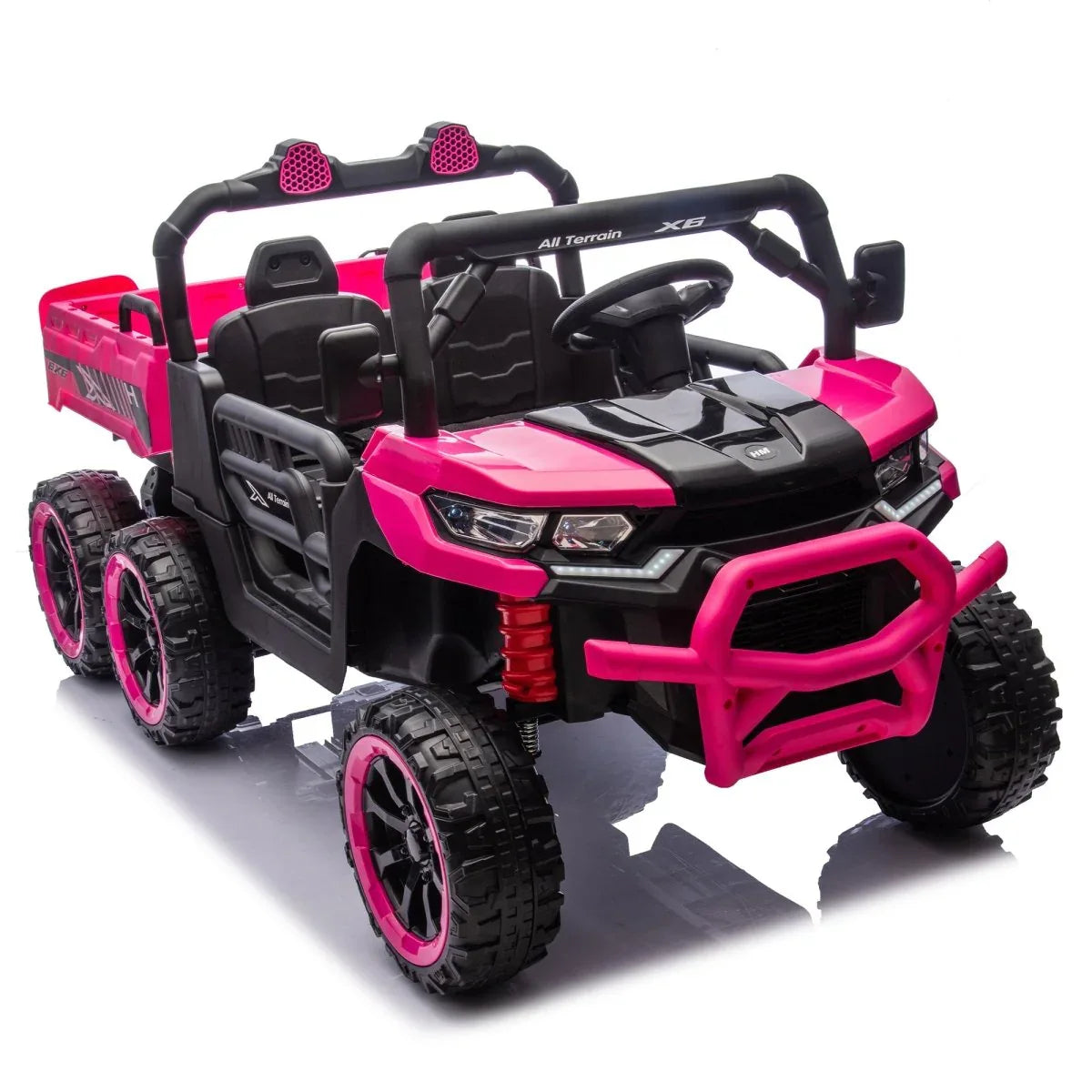 24-Inch Two-Seater Kids Electric Ride On Dump Truck - Omega Lifestyles