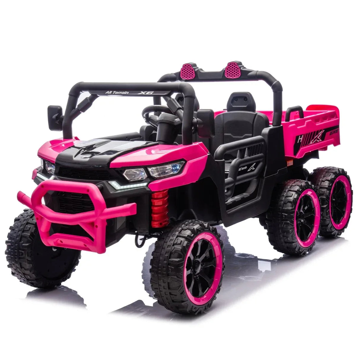 24-Inch Two-Seater Kids Electric Ride On Dump Truck - Omega Lifestyles