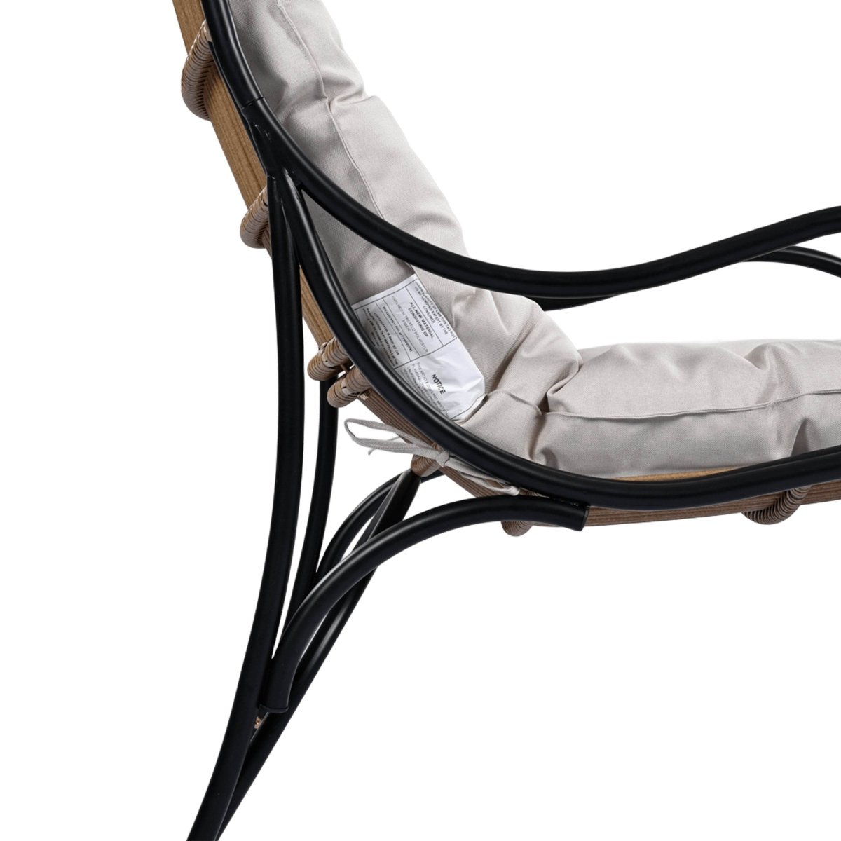 3-Piece Wicker Outdoor Patio Furniture Set With Cushions - Sleep Galleria