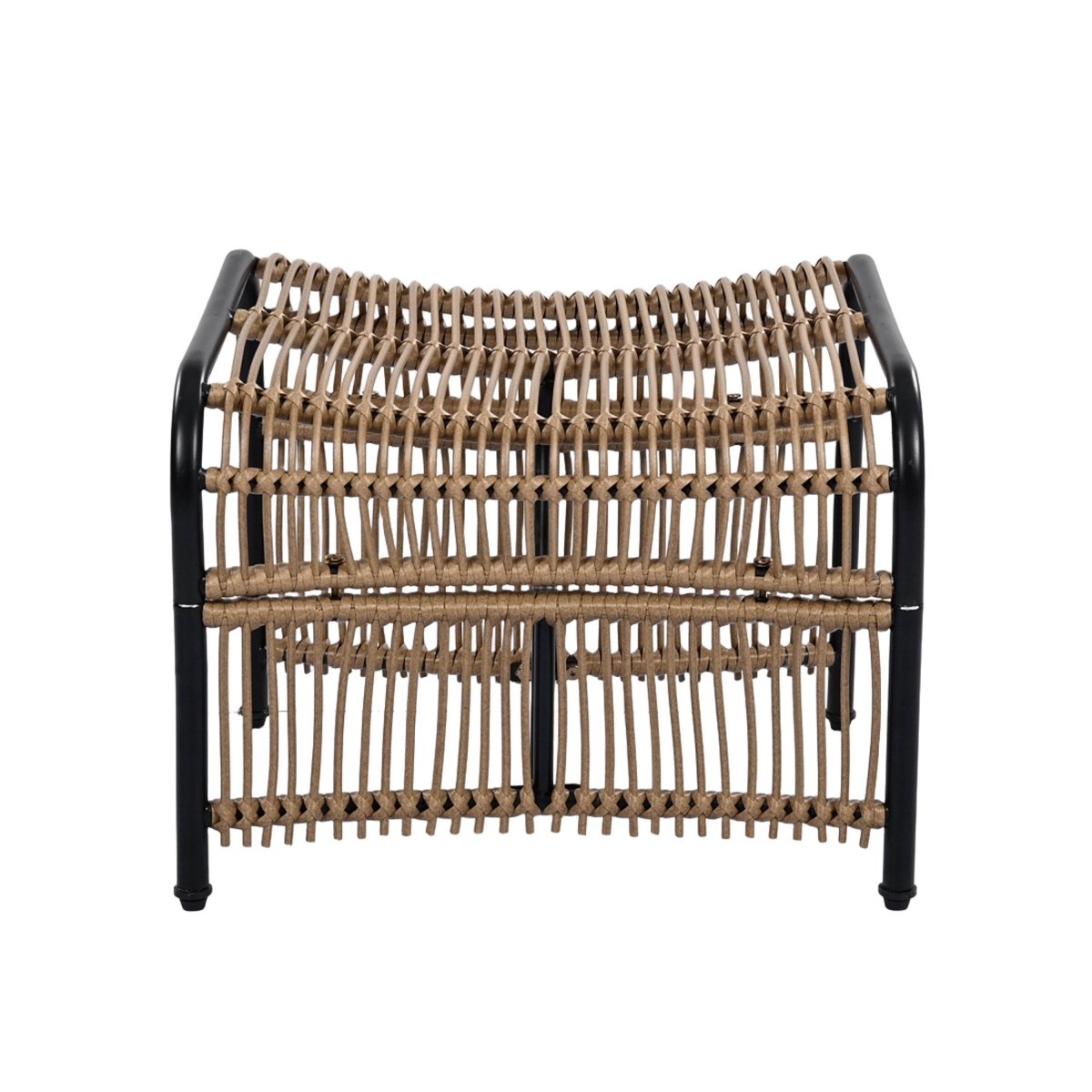 3-Piece Wicker Outdoor Patio Furniture Set With Cushions - Sleep Galleria