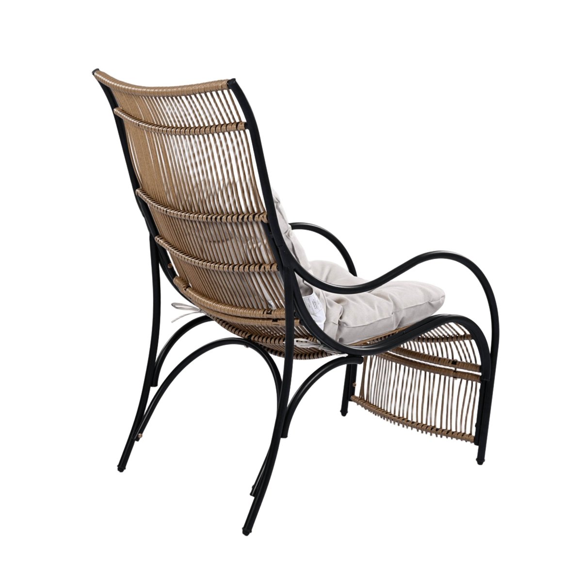 3-Piece Wicker Outdoor Patio Furniture Set With Cushions - Sleep Galleria