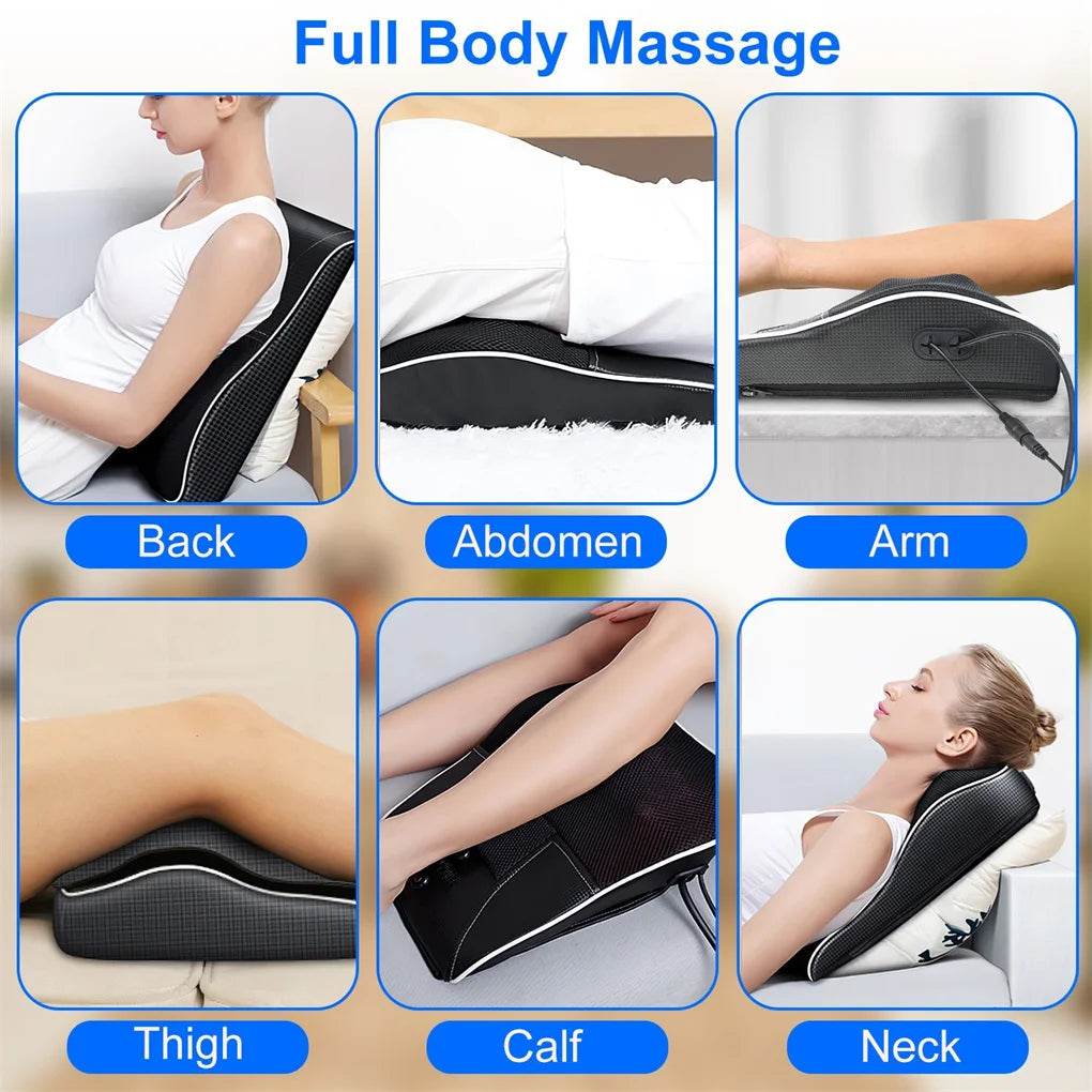 3D Heated Back Massager With Kneading Massage - Sleep Galleria