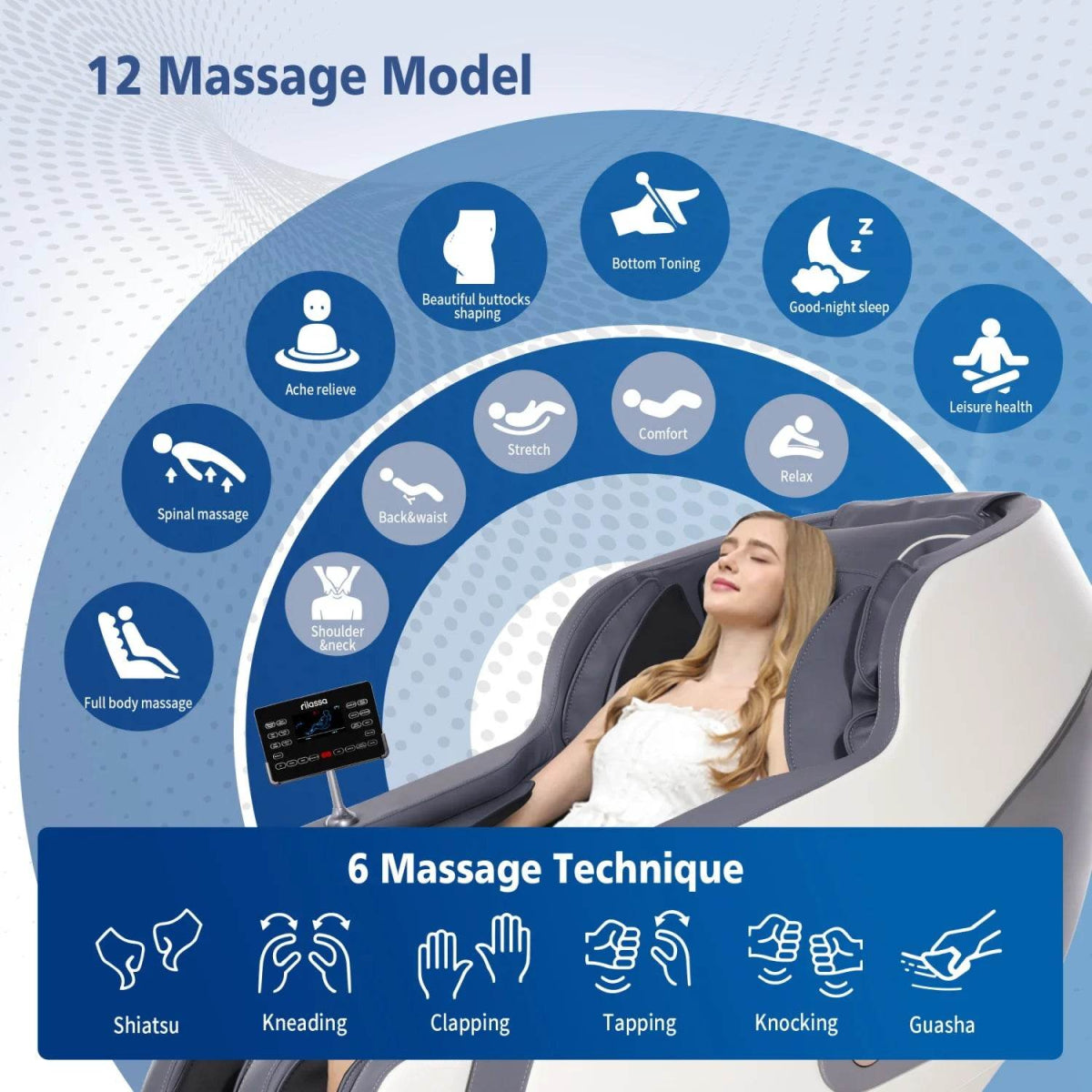 4D AI Voice Control Zero Gravity Massage Chair - Omega Lifestyles