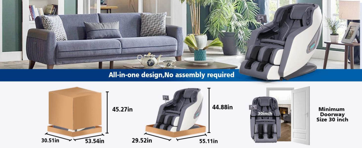 4D AI Voice Control Zero Gravity Massage Chair - Omega Lifestyles