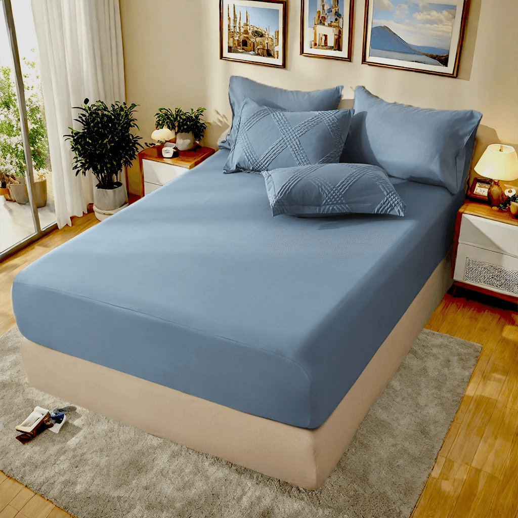 7-Piece Extra Soft Quilted Polyester Bedding Set - Sleep Galleria