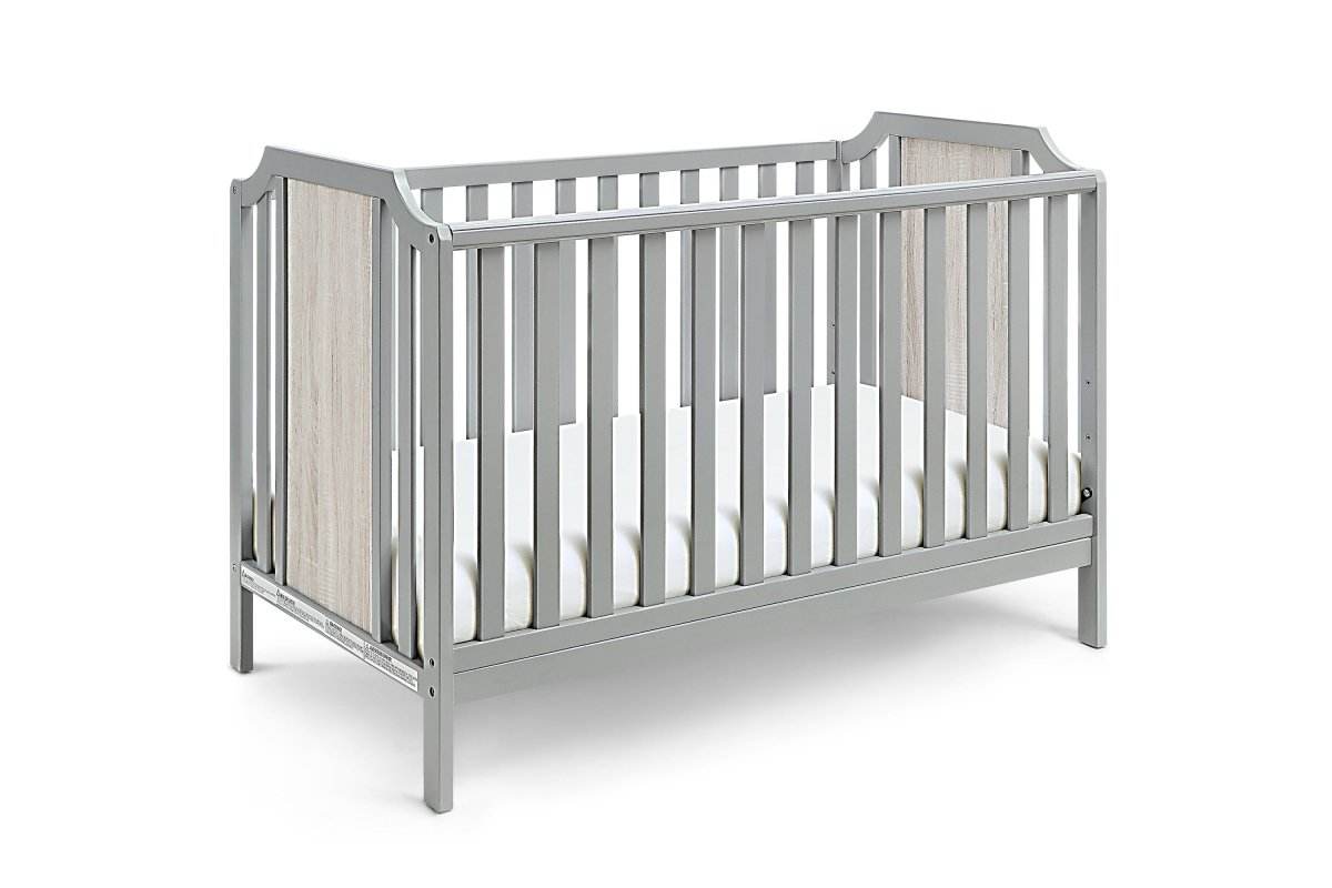 Convertible 3-in-1 Wood Dual-Tone Baby Crib - Sleep Galleria