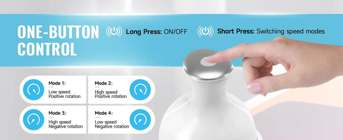 Electric Rechargeable Scalp Massager With 4 Kneading Heads - Sleep Galleria