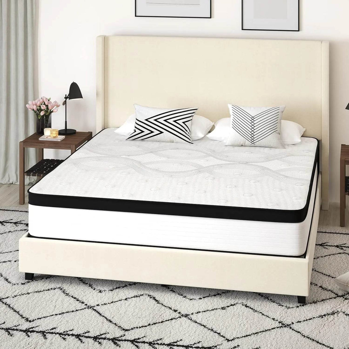 Extra Firm 12-Inch Hybrid Memory Foam Mattress - Sleep Galleria