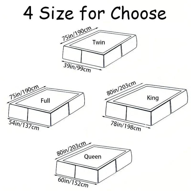 Extra Thick Polyester Mattress Topper With Elastic Pocket - Omega Lifestyles