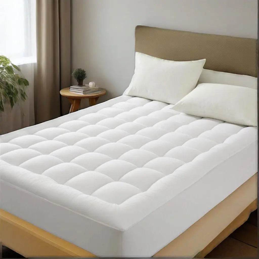 Extra Thick Polyester Mattress Topper With Elastic Pocket - Sleep Galleria