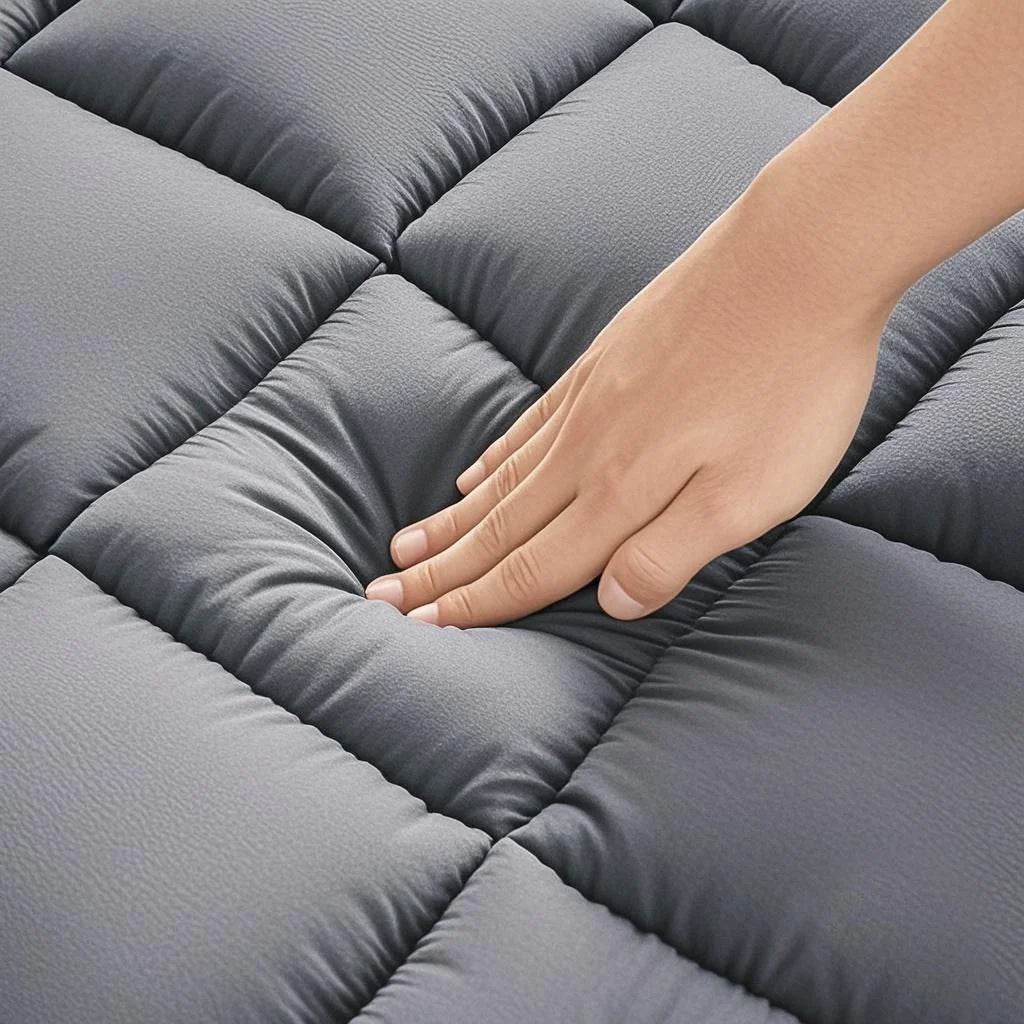 Extra Thick Polyester Mattress Topper With Elastic Pocket - Sleep Galleria