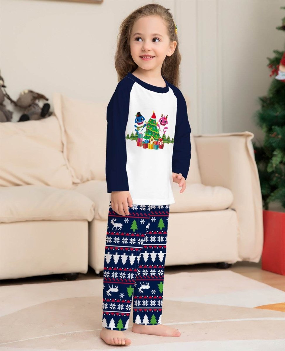 Family Matching Cotton Long Sleeve Pajamas - Sleep Galleria