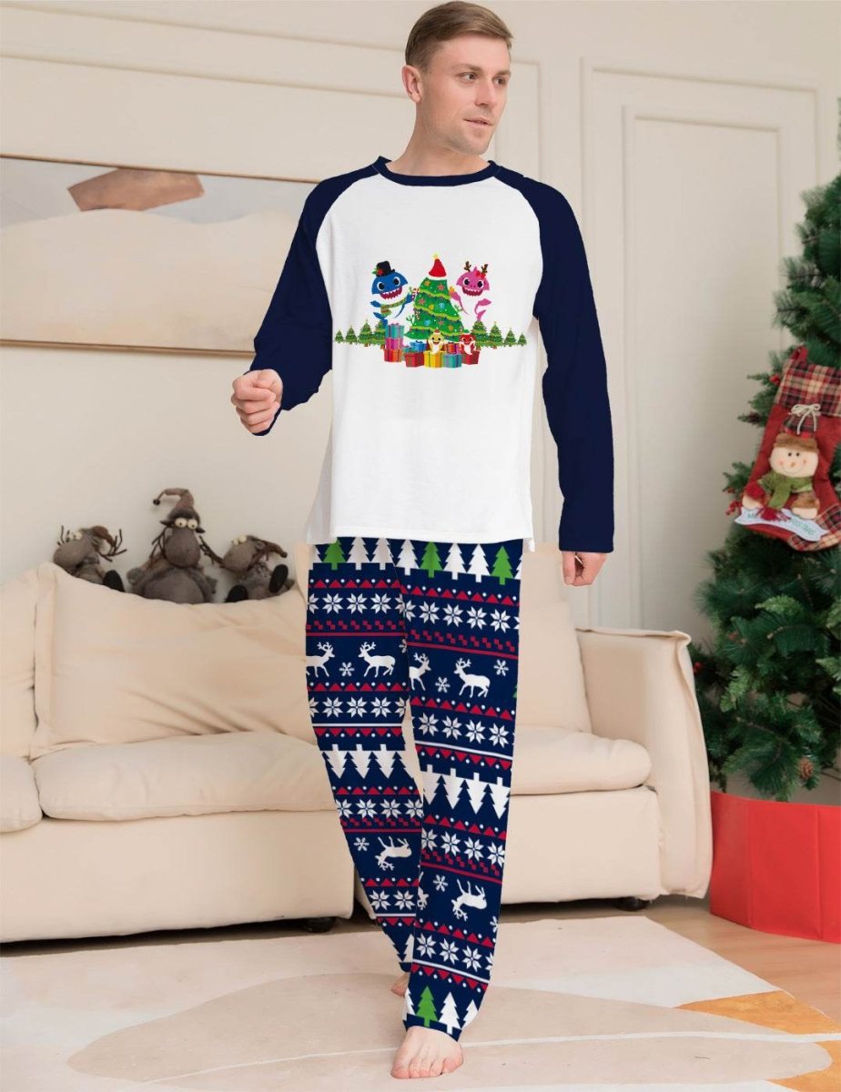 Family Matching Cotton Long Sleeve Pajamas - Sleep Galleria