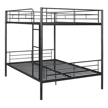Full Over Full Iron Contemporary Metal Bunk Bed - Sleep Galleria