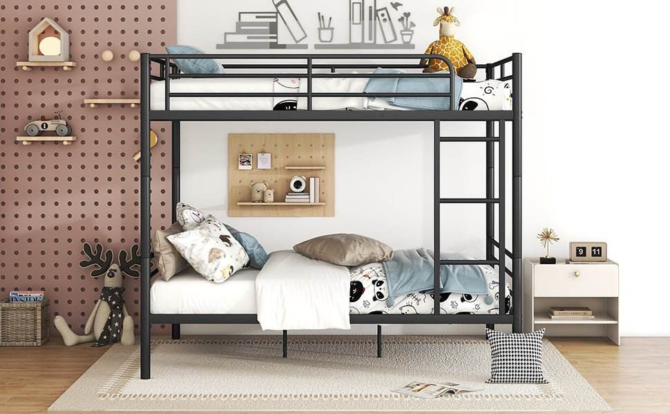 Full Over Full Iron Contemporary Metal Bunk Bed - Sleep Galleria