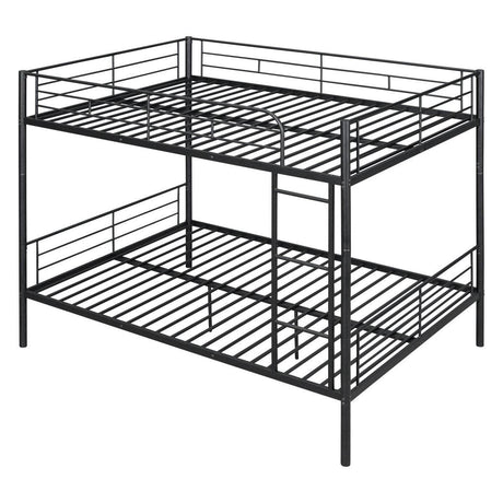 Full Over Full Iron Contemporary Metal Bunk Bed - Sleep Galleria