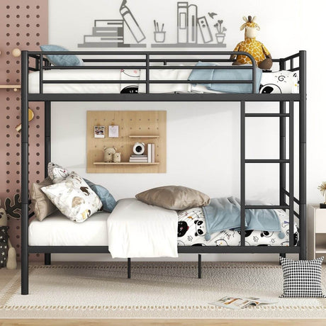 Full Over Full Iron Contemporary Metal Bunk Bed - Sleep Galleria