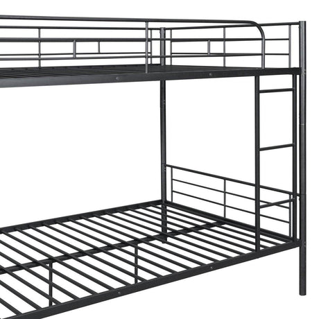 Full Over Full Iron Contemporary Metal Bunk Bed - Sleep Galleria