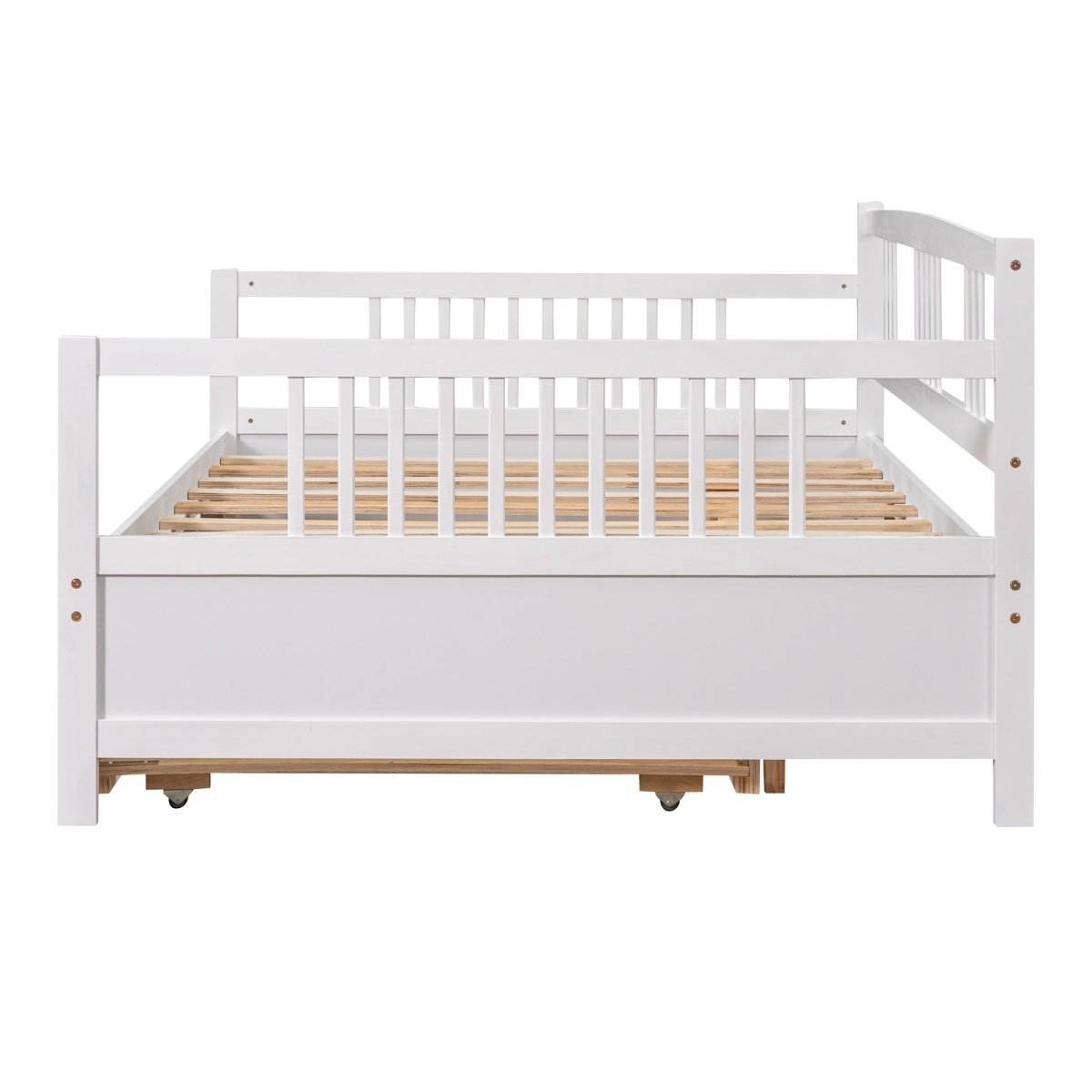 Full Size Solid Wood Daybed With Twin Trundle - Sleep Galleria