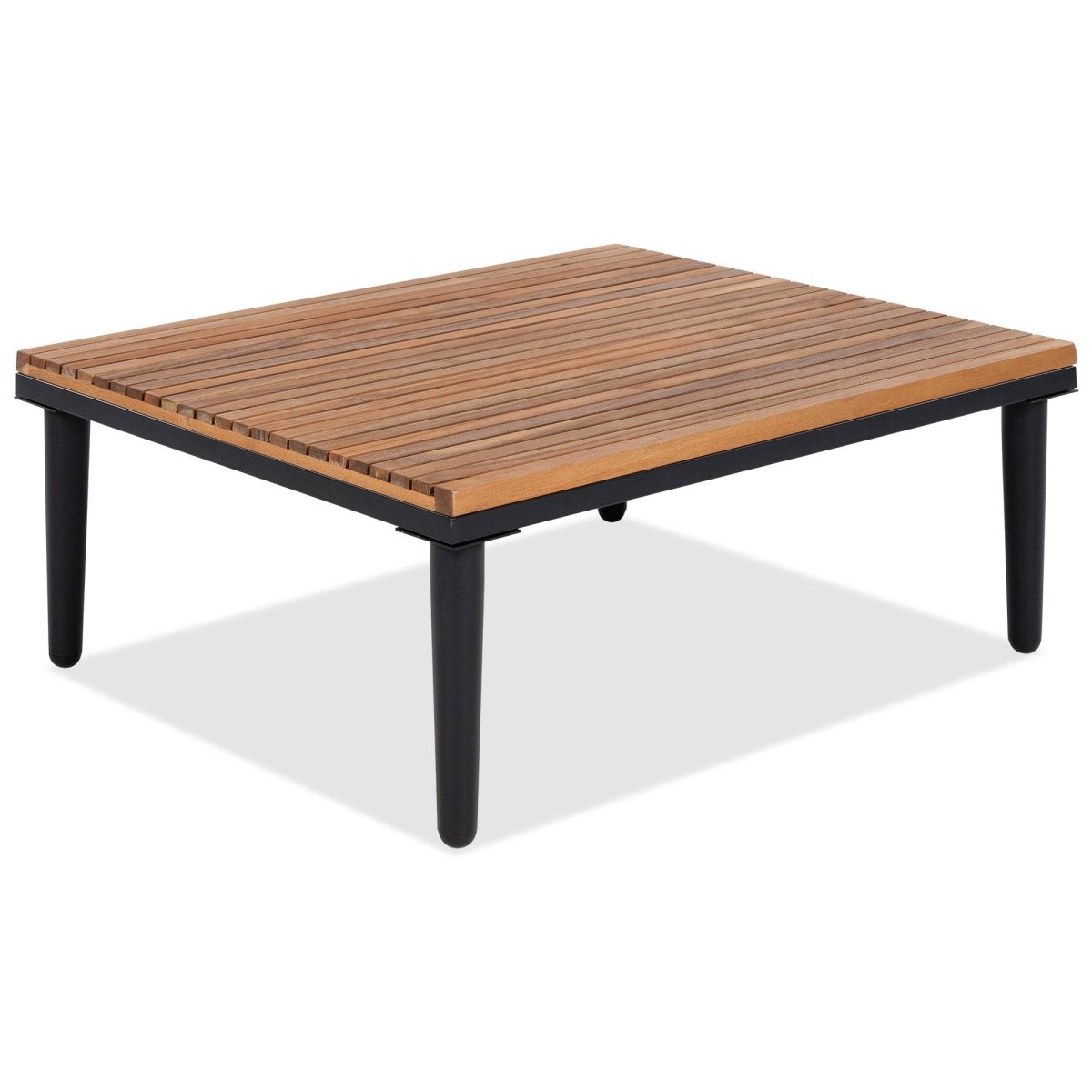 L-Shaped Acacia Wood Outdoor Patio Sofa Set With Cushions - Sleep Galleria