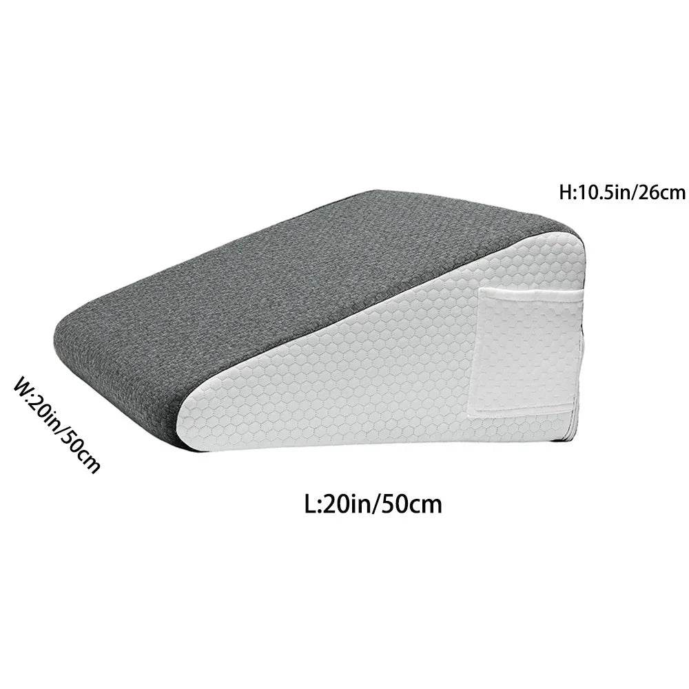 Memory Foam Soft Triangle Bed Wedge Pillow for Sleeping - Sleep Galleria