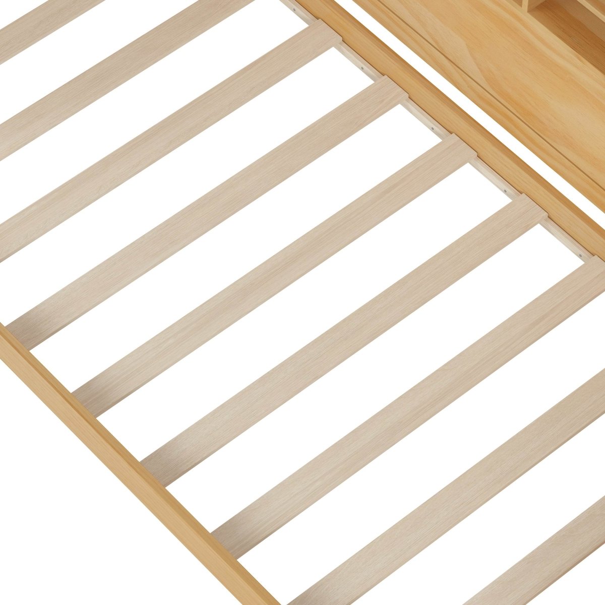 Multi-Functional Wooden Twin Bed With Trundle And Desk - Sleep Galleria