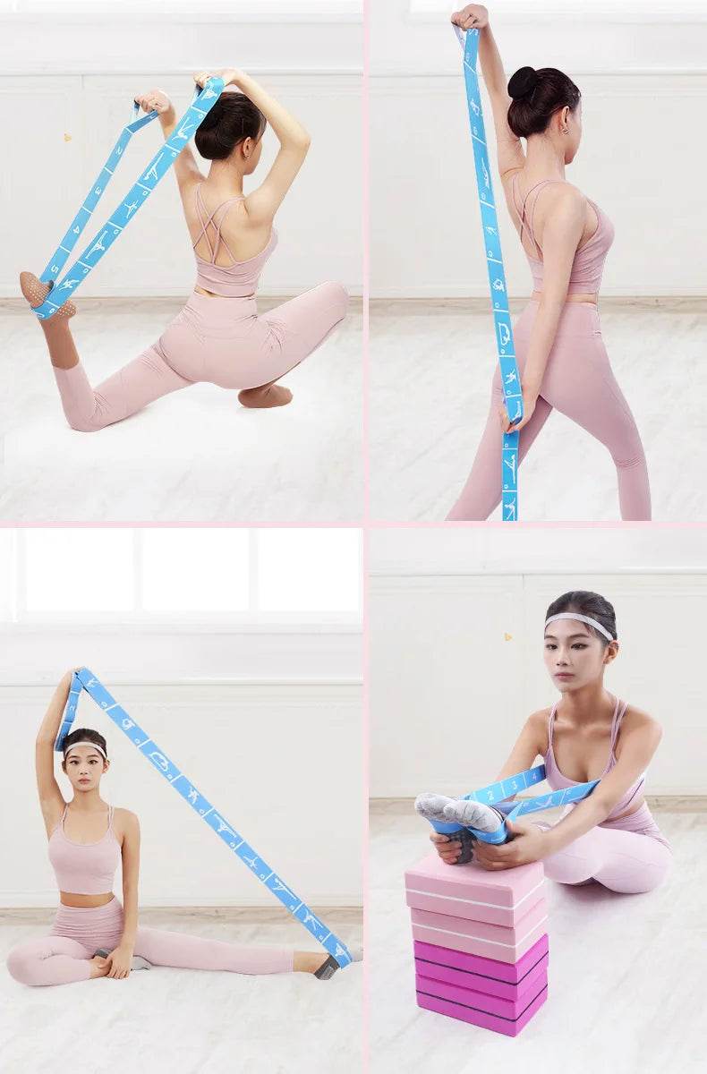 Multifunctional Elastic Resistance Bands for Yoga Pilates - Sleep Galleria