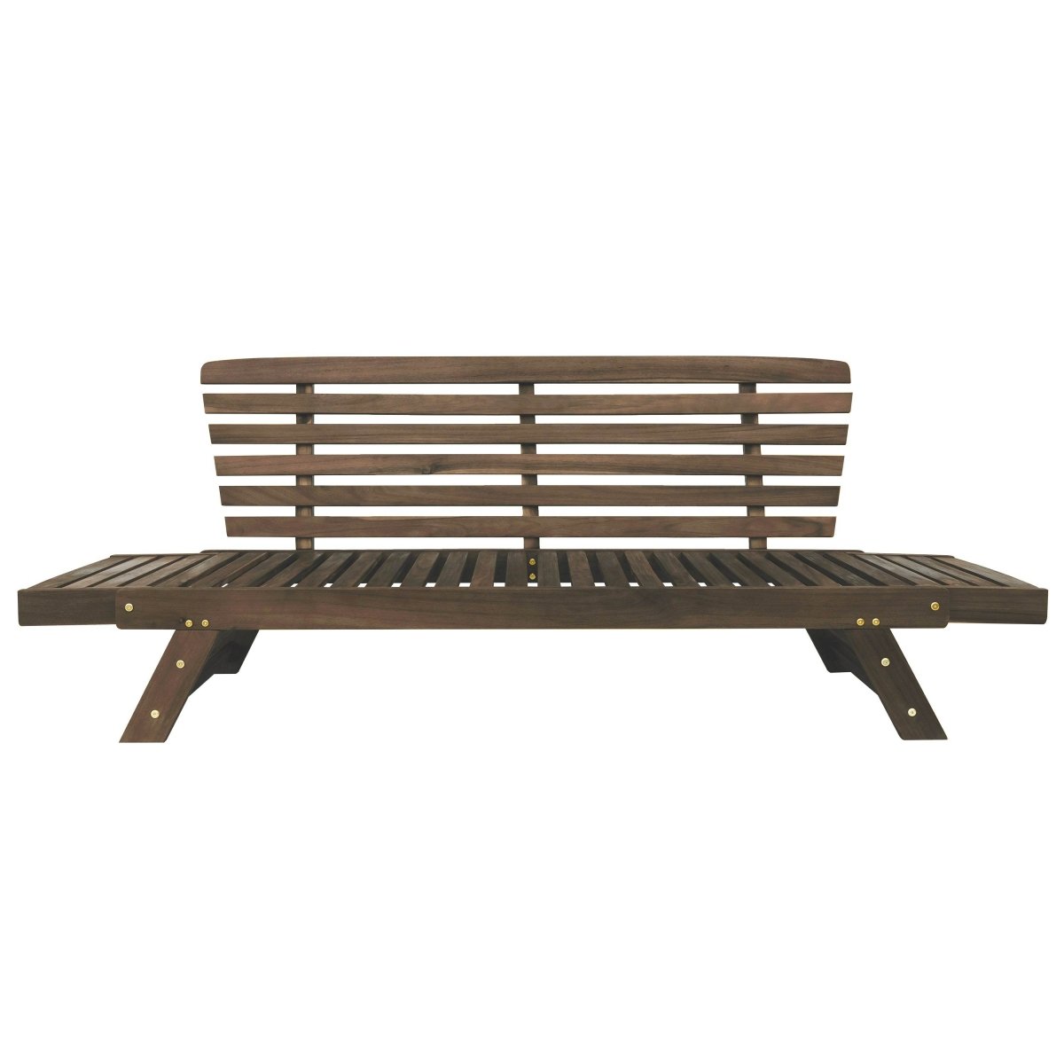 Outdoor Adjustable Acacia Wood Patio Daybed With Cushions - Sleep Galleria