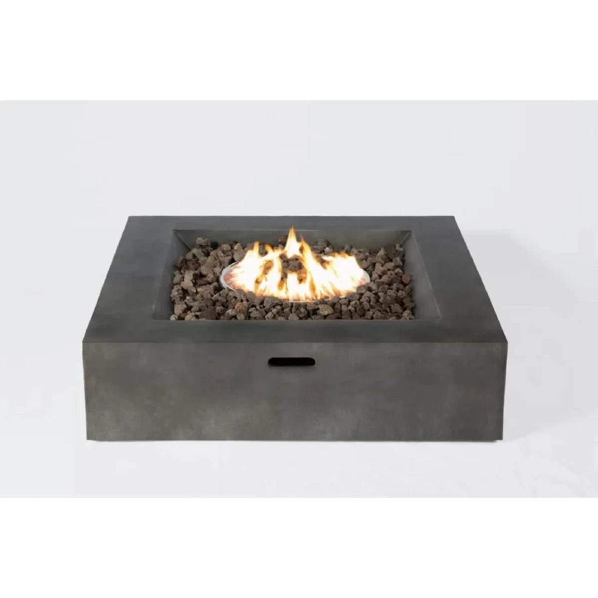 Outdoor Wicker Patio Sectional Seating Set With Fire Pit - Veluna - Omega Lifestyles