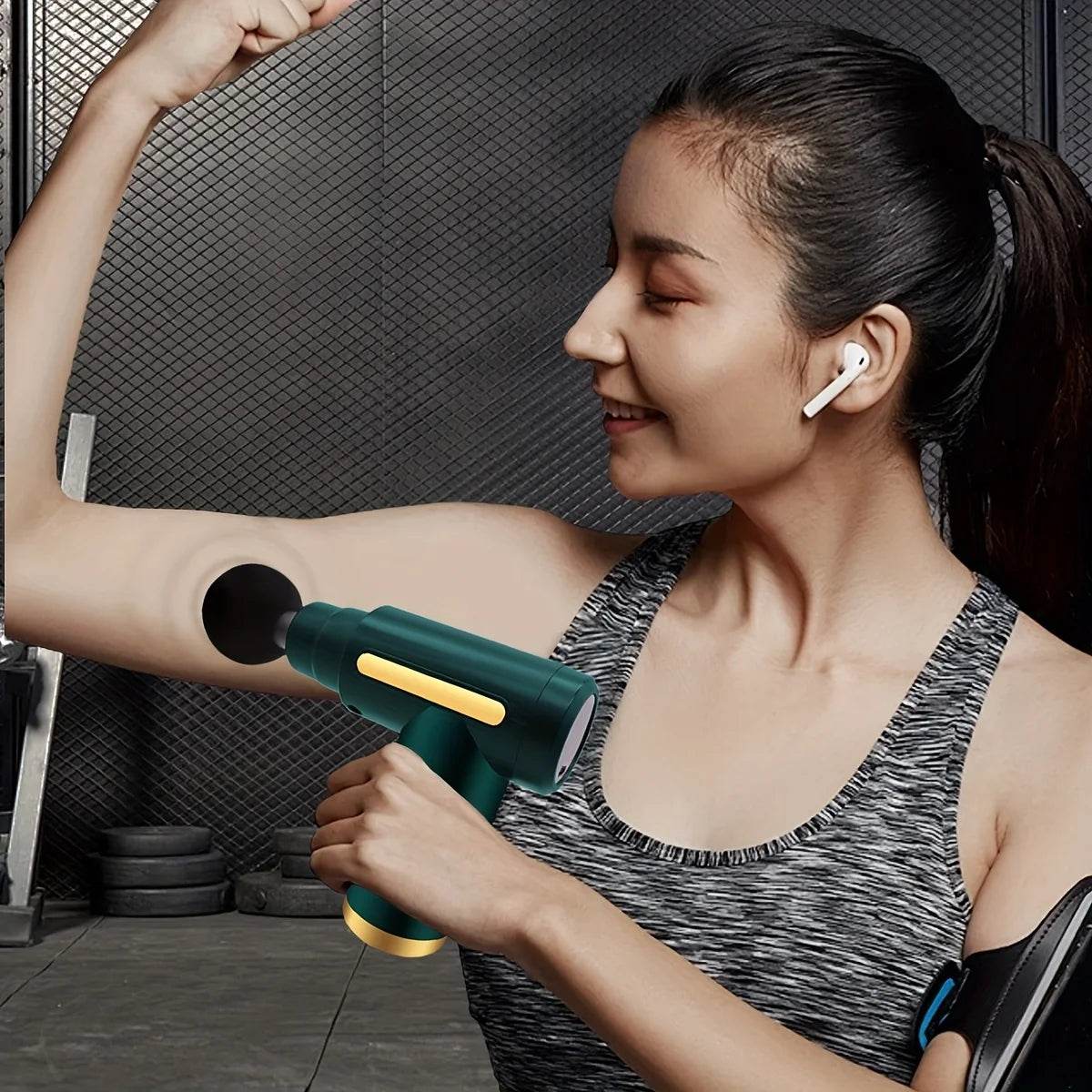 Portable Digital Fascia Gun with LED Display and Six-Speed Settings - Sleep Galleria