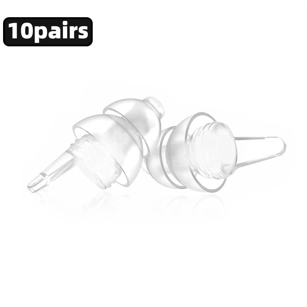 Reusable Hypoallergenic Silicone Noise Reduction Earplugs - Sleep Galleria