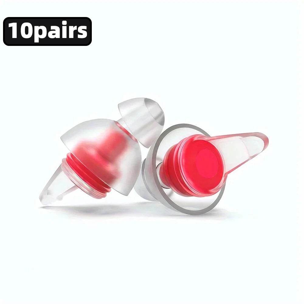 Reusable Hypoallergenic Silicone Noise Reduction Earplugs - Sleep Galleria