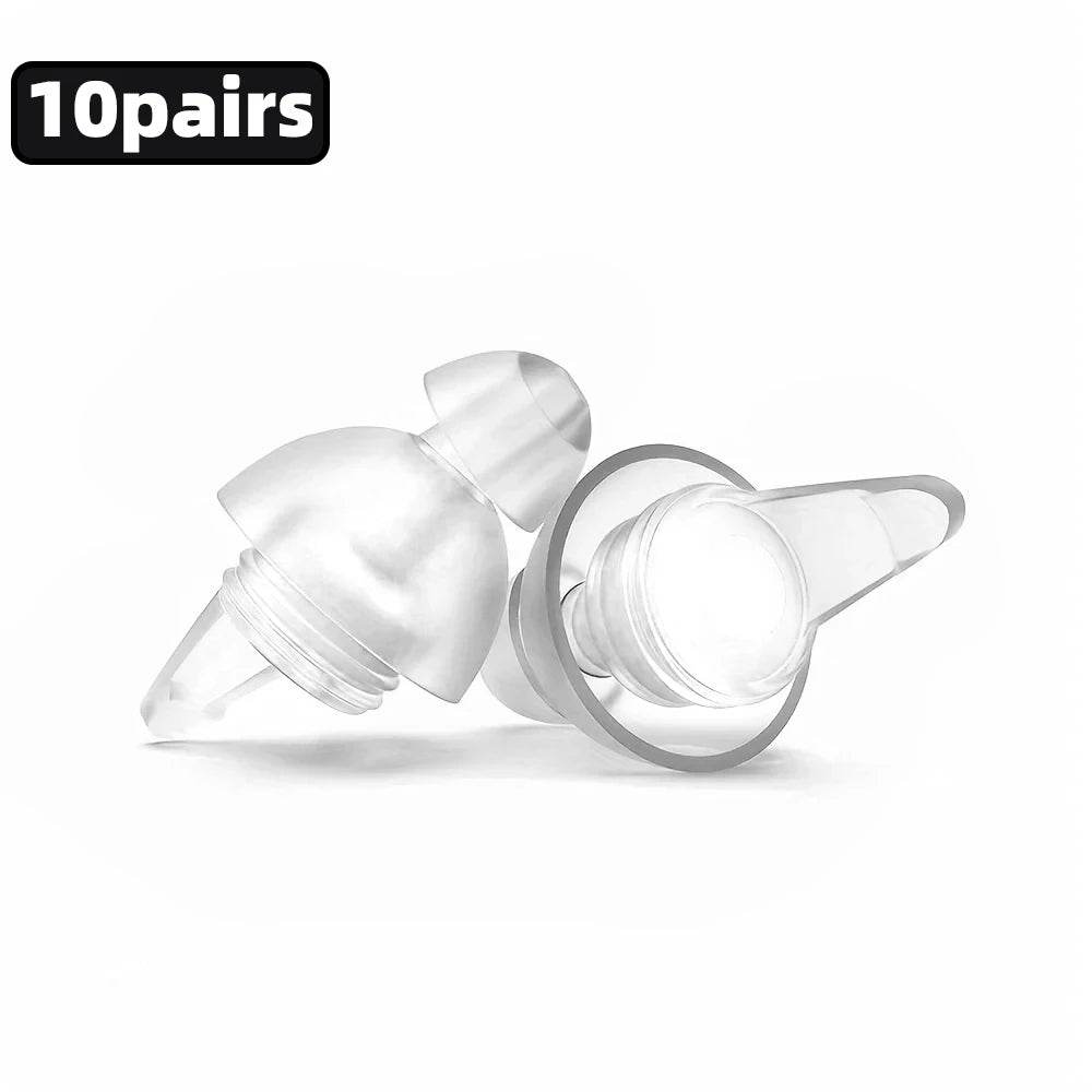 Reusable Hypoallergenic Silicone Noise Reduction Earplugs - Sleep Galleria
