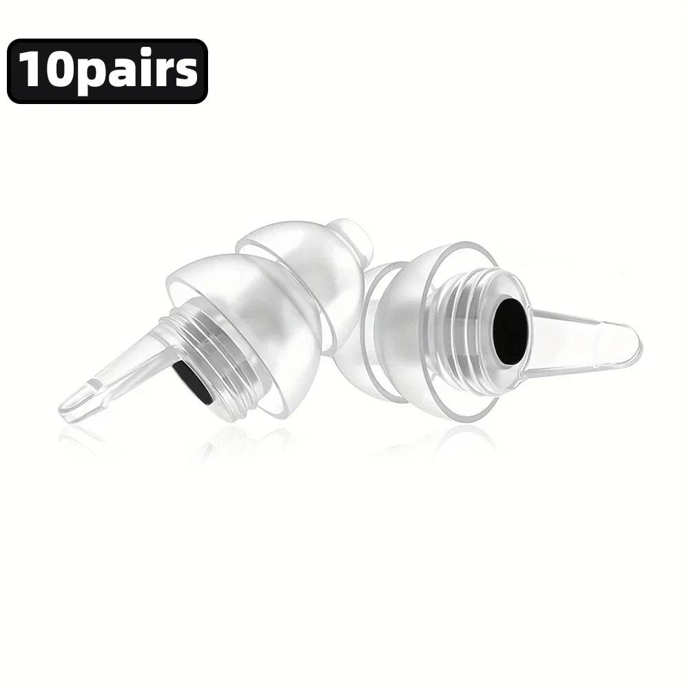 Reusable Hypoallergenic Silicone Noise Reduction Earplugs - Sleep Galleria