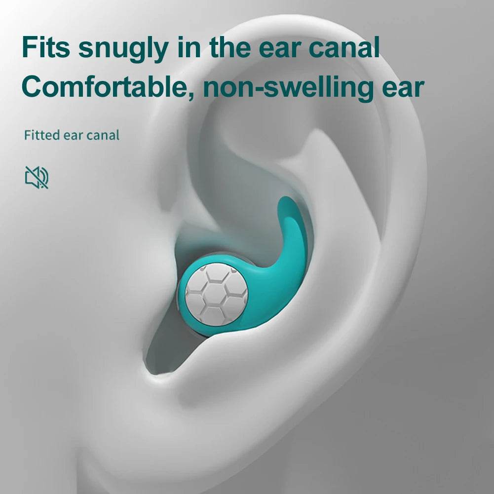 Soft Nano Silica Gel Noise Reduction Earplugs - Sleep Galleria