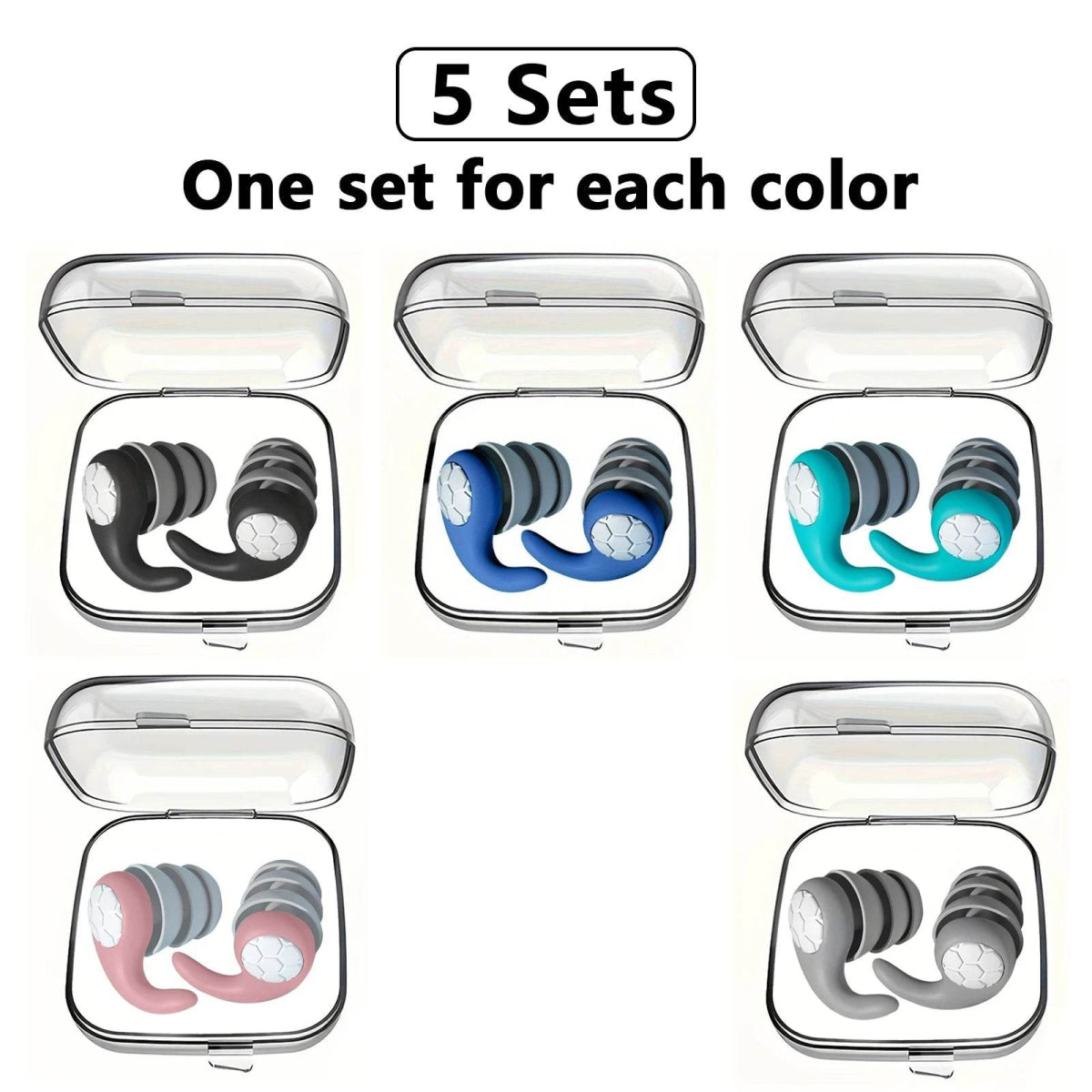 Soft Nano Silica Gel Noise Reduction Earplugs - Sleep Galleria