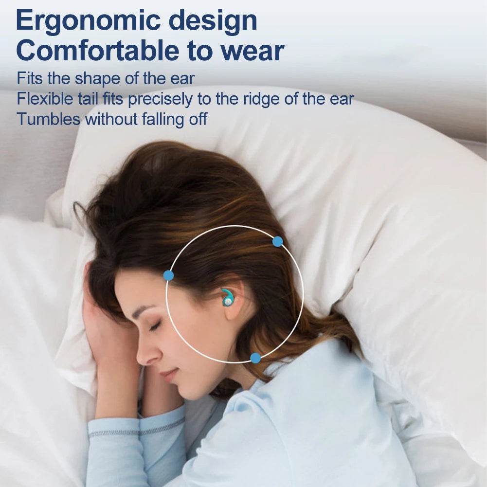 Soft Nano Silica Gel Noise Reduction Earplugs - Sleep Galleria