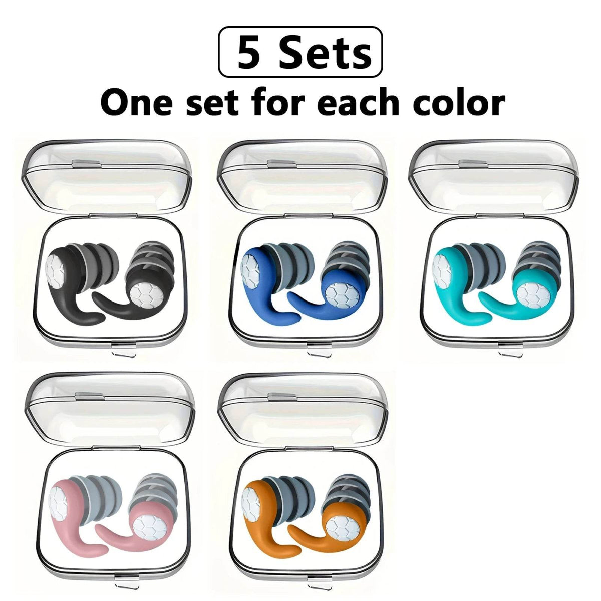 Soft Nano Silica Gel Noise Reduction Earplugs - Sleep Galleria