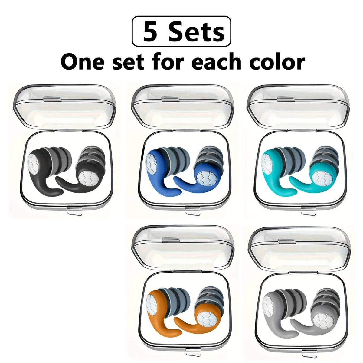 Soft Nano Silica Gel Noise Reduction Earplugs - Sleep Galleria