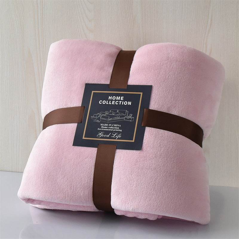 Thickened Polyester Fiber Flannel Travel Blanket - Sleep Galleria