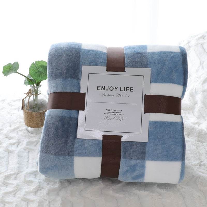 Thickened Polyester Fiber Flannel Travel Blanket - Sleep Galleria