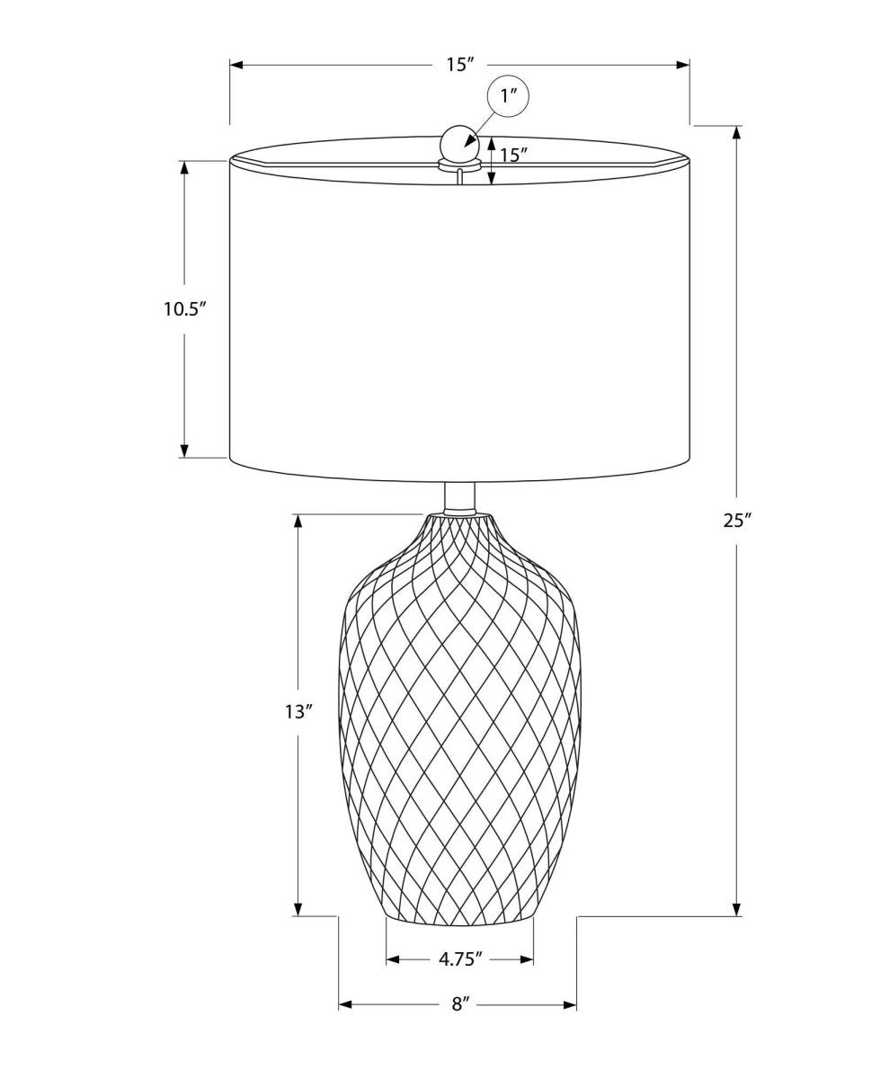 Transitional Cream Ceramic Ginger Jar Table Lamp - Sleep Galleria