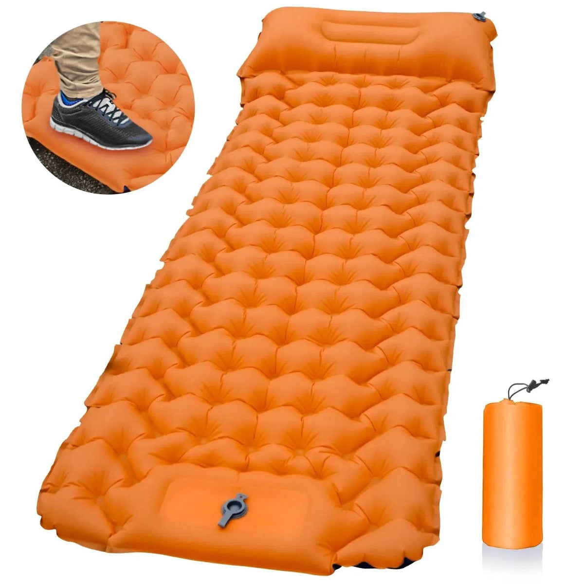 Ultralight Inflatable Camping Sleeping Pad with Pillow - Sleep Galleria